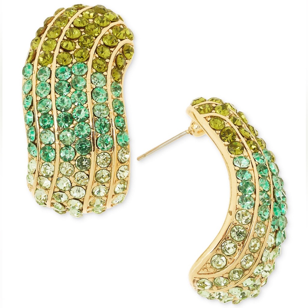 INC INTERNATIONAL CONCEPTS Pave Multi Row Earrings